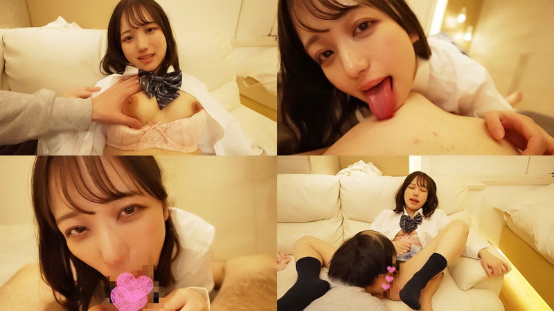 おじさんにフェラチオし俺にクンニしてもらう痴女JK