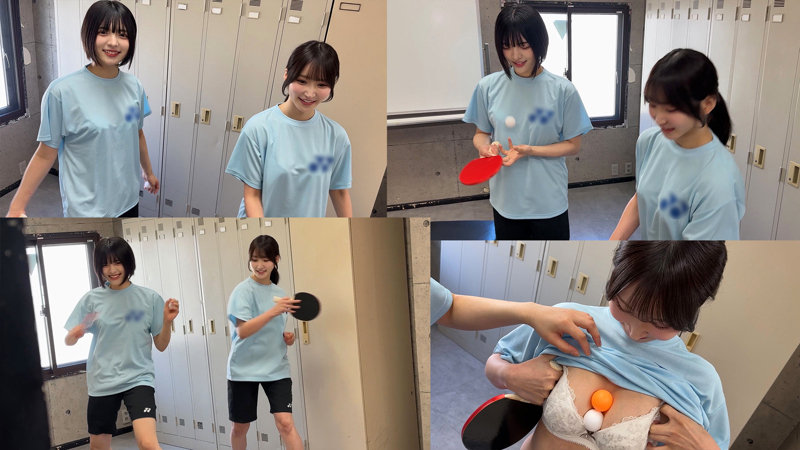 虹村ゆみ&依本しおり【SMUB-061】のキービジュアル。部活女子の青春乱交