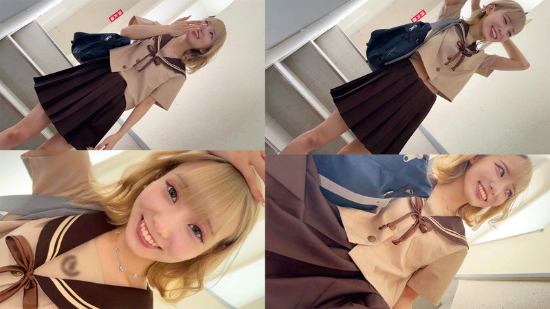 藍瀬ミナ|ミナ【smuk231】階段でイチャイチャするJKカップル