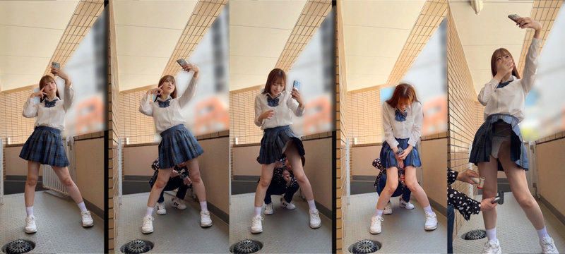 天馬ゆい|ゆい【smuk287】自撮り中にパンチラJK