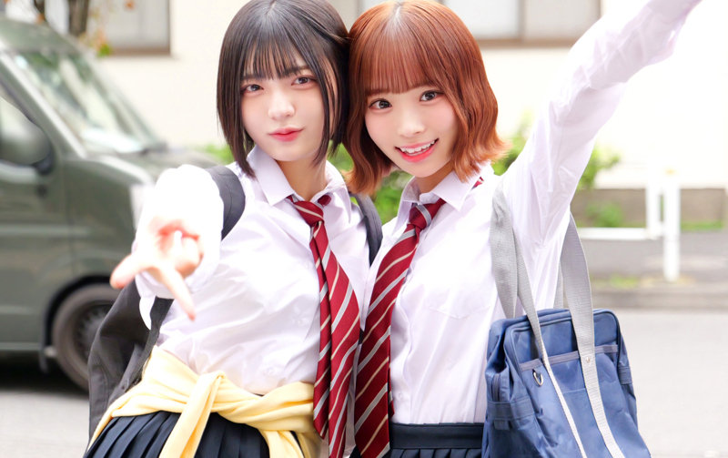ふうちゃん＆ゆみちゃん 無料サンプル画像(1) 【JK特化AV動画レビューまとめ｜JKキング】