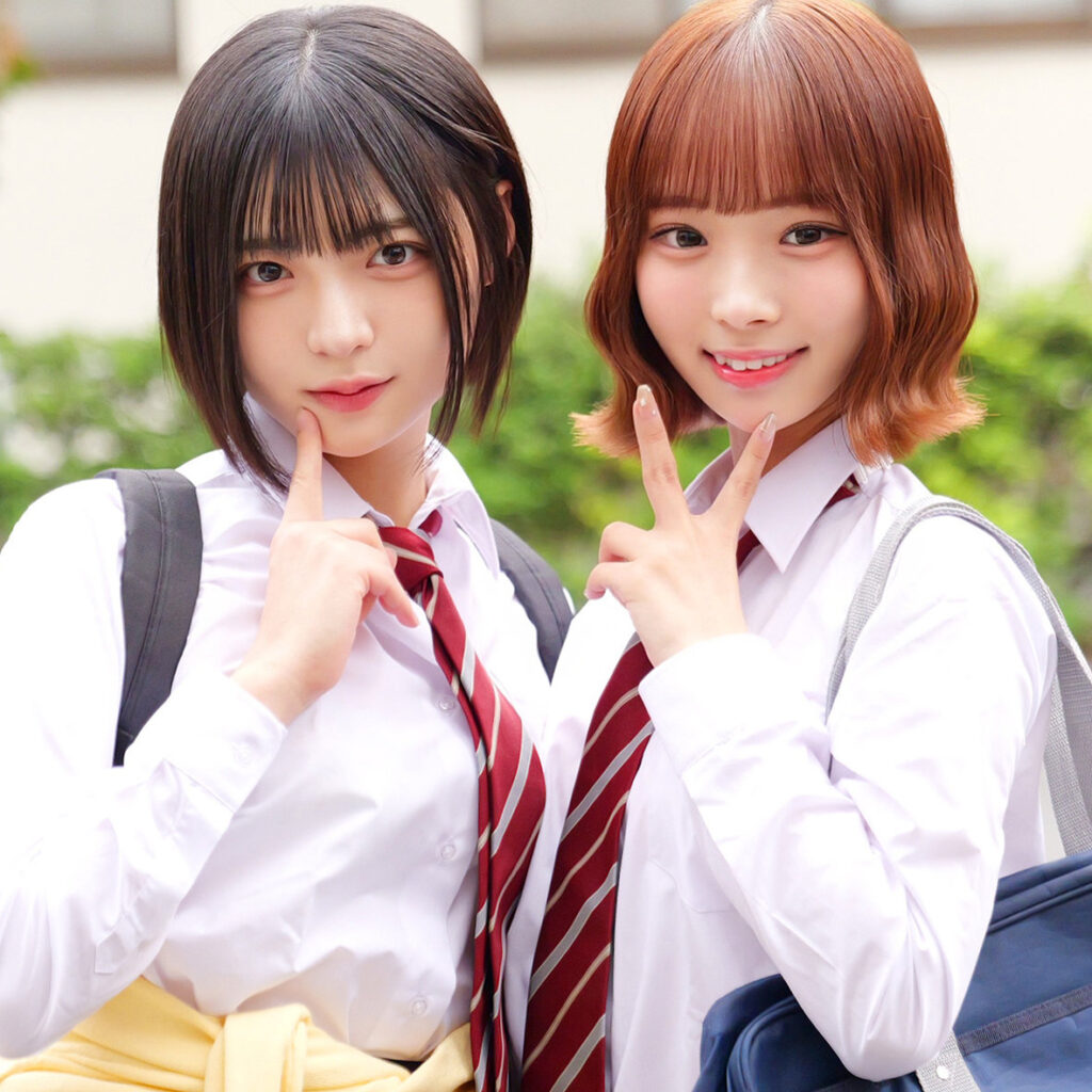 ふうちゃん＆ゆみちゃん アイキャッチ画像 【JK特化AV動画レビューまとめ｜JKキング】