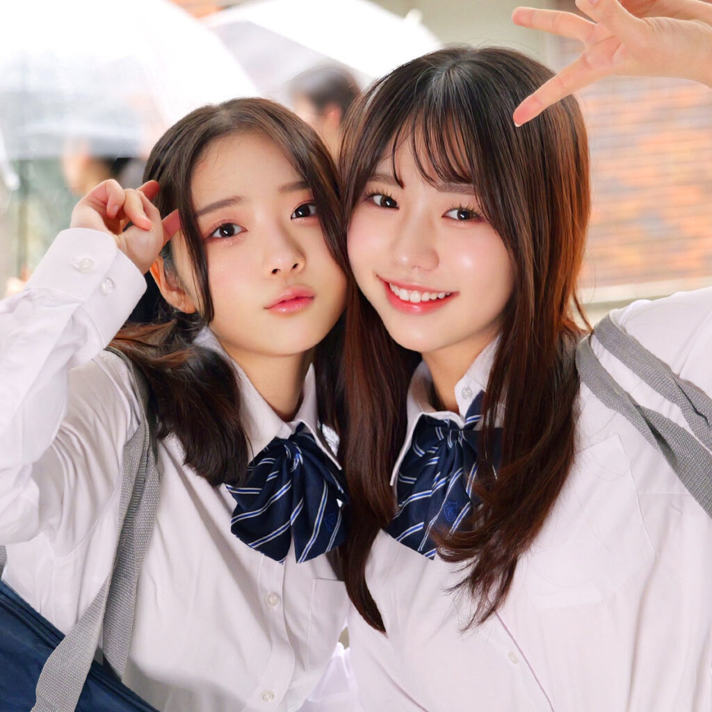 えまちゃん＆いつはちゃん アイキャッチ画像 【JK特化AV動画レビューまとめ｜JKキング】