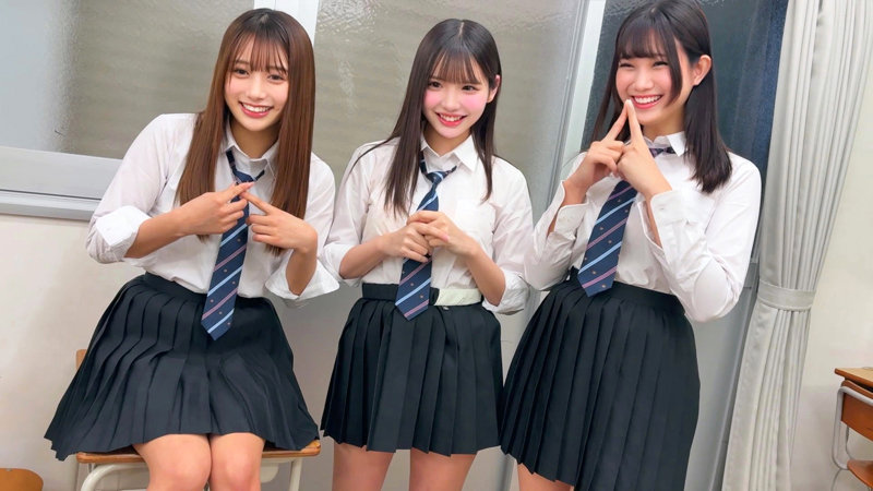 かりん&める&なぎさ 無料サンプル画像(2) 【JK特化AV動画レビューまとめ|JKキング】