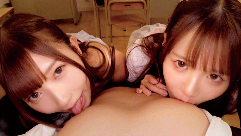 小悪魔教え子2人に放課後ホテルに連れ込まれ…。どちらと付き合うか答えるまで、上下のクチでむさぼり奪い合い搾精させられた教育実習生のボク。 無料サンプル画像(6) 【JK特化AV動画レビューまとめ|JKキング】