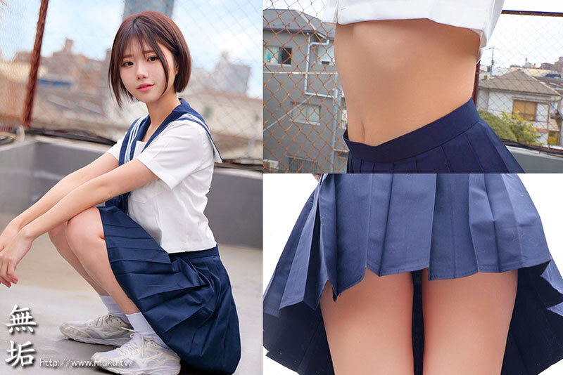 スレンダーな制服少女を、ただ欲望のままに汚したい。 制服フェティシズム（MUKD-579） 無料サンプル画像(1) 【JK特化AV動画レビューまとめ｜JKキング】